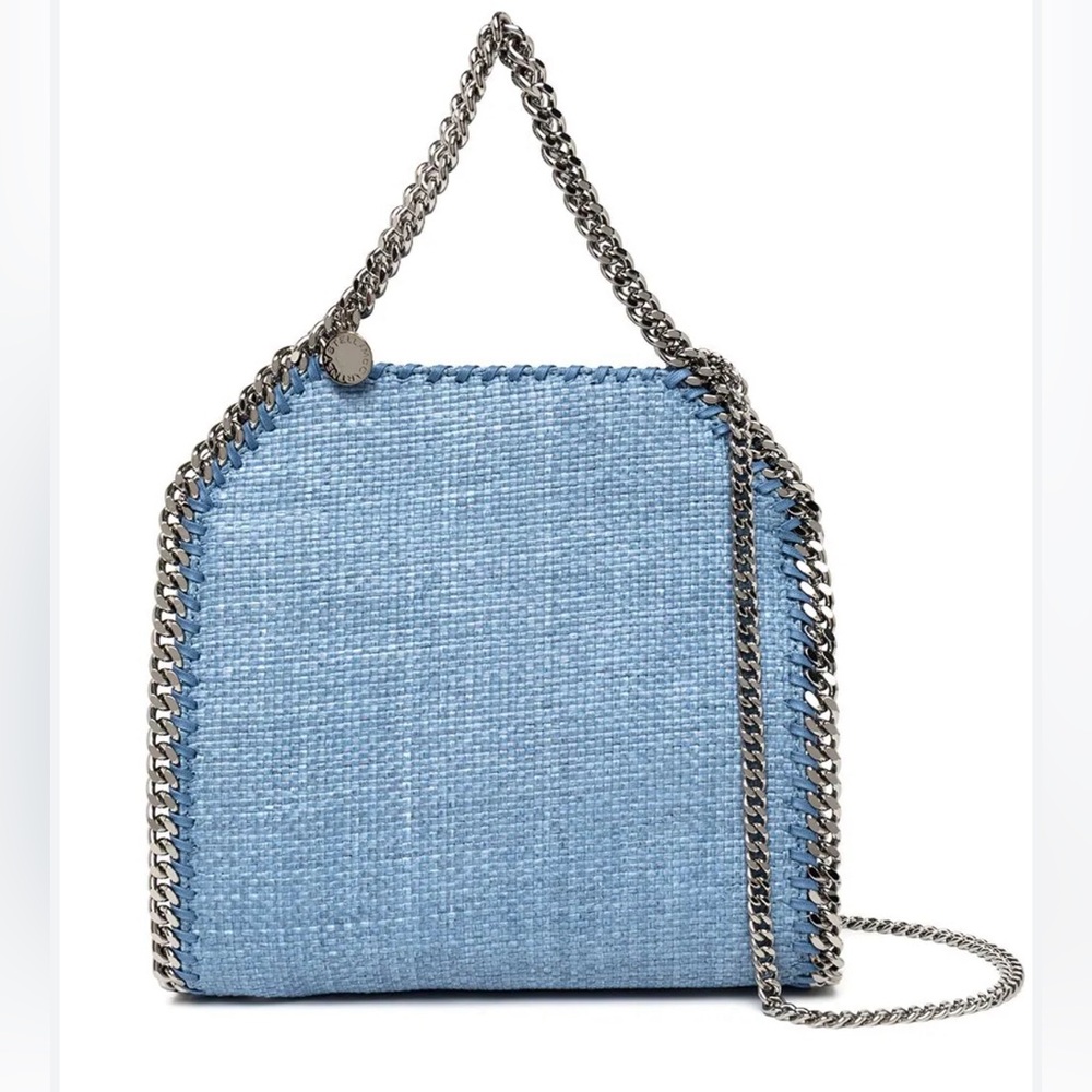 Stella McCartney Metallic blue purse